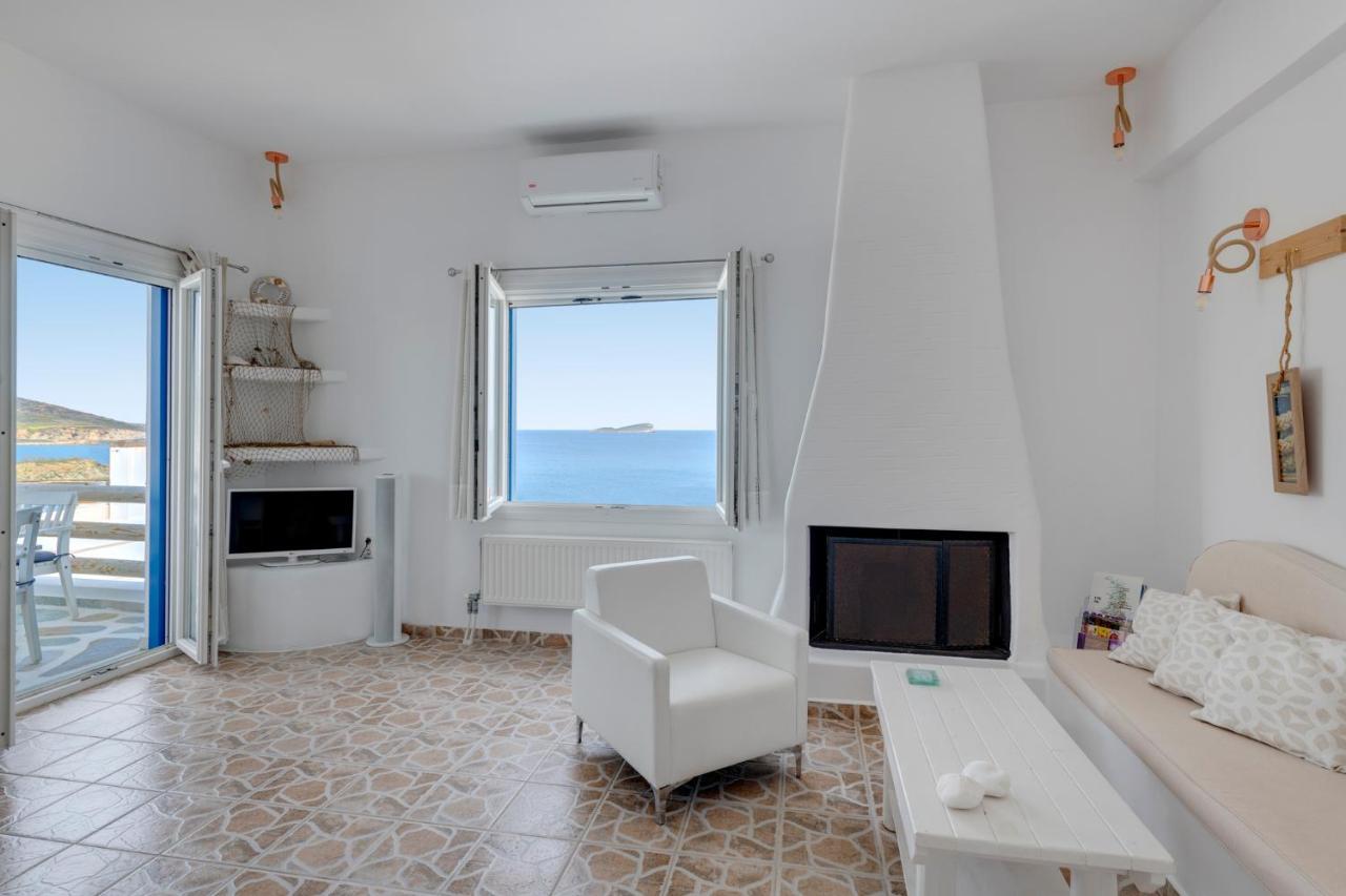 Endless Blue From Syros - Fabrika Resort House 1 Vári Kültér fotó